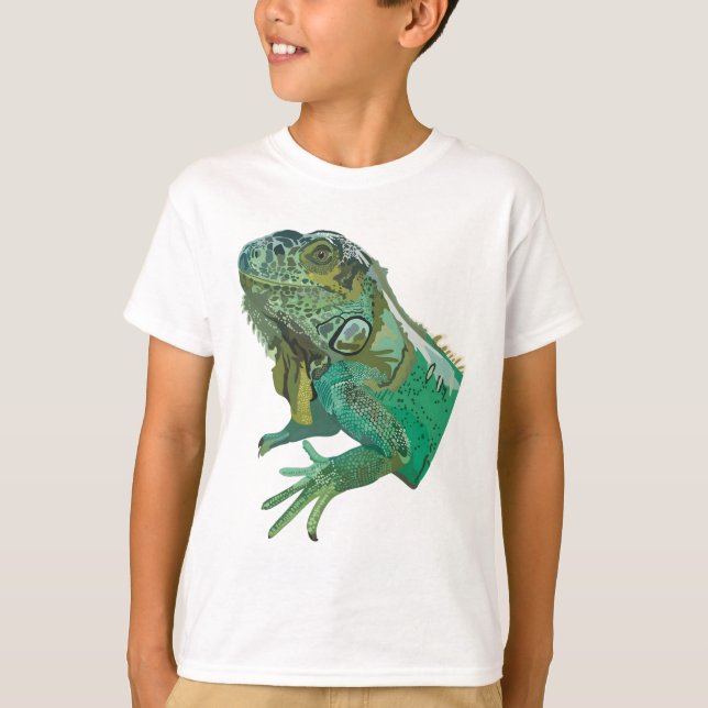 Camiseta G es para la Iguana Verde (Anverso)
