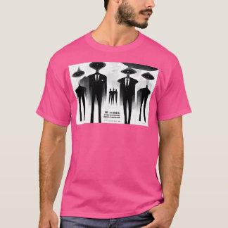 Camiseta G-Hombres Extranjeros Negros Y Blancos