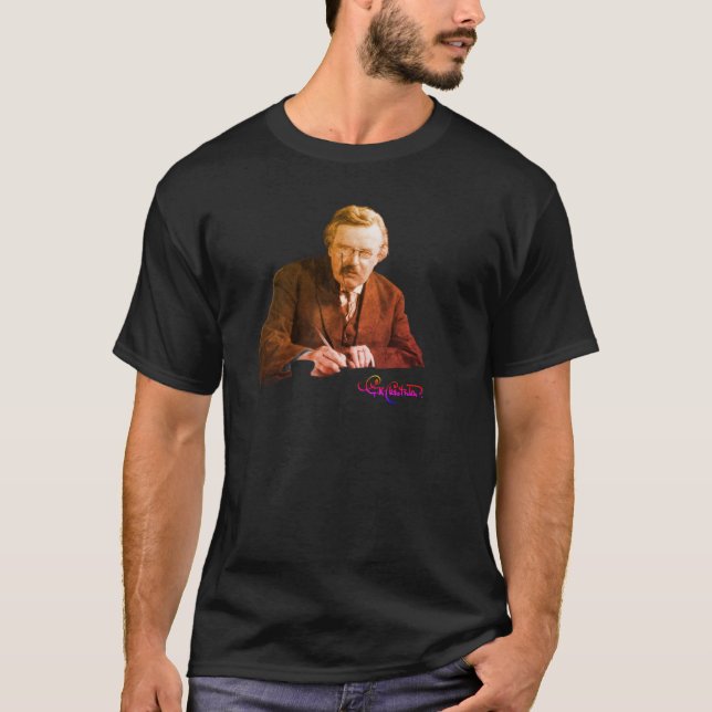 Camiseta G. K. Chesterton at Work (Anverso)