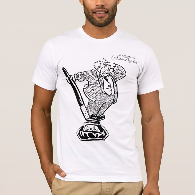 Camiseta G.K. Chesterton: Poeta y profeta (Anverso)