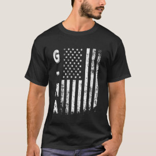 Camiseta G ma América Bandera Día de la Madre 4 de Julio Mu