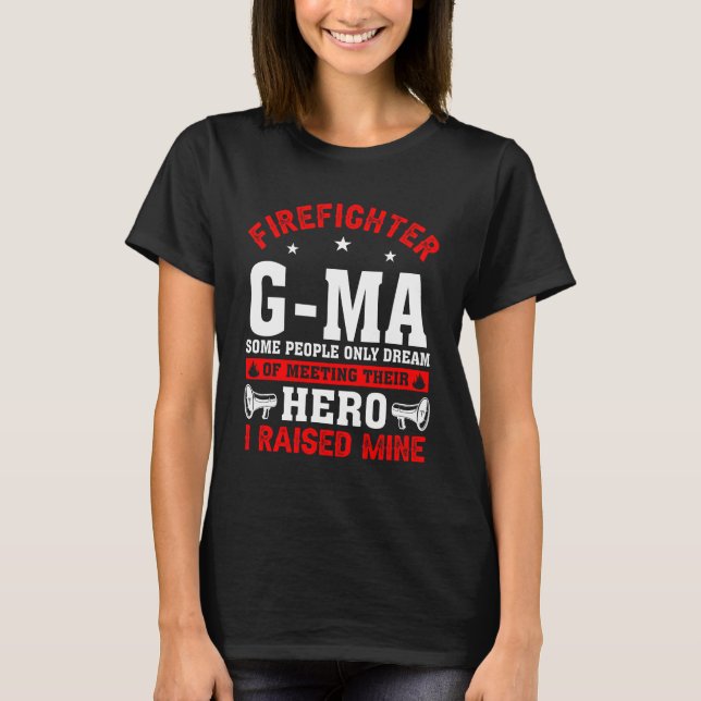 Camiseta G-mamáes de bomberos algunas personas solamente su (Anverso)
