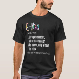 Camiseta G Mamáes Definición de Día de la Madre y Abuelo de