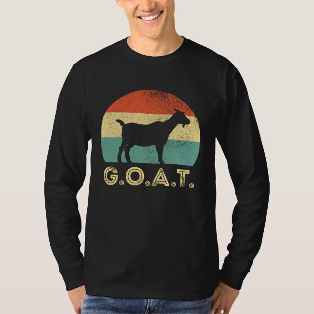 Camiseta G O A Goat Greatest Of All Time  Goat  Goat Dad (Anverso)