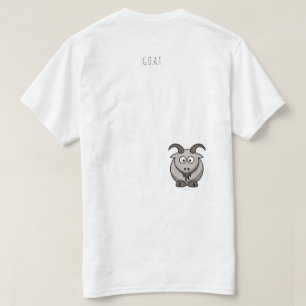 Camiseta G.O.A.T (más grande de toda la hora) y clip art
