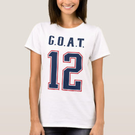 Camiseta G.O.A.T. Número 12