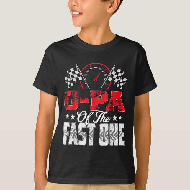 Camiseta G-pa de la familia de autos de primera carrera de  (Anverso)