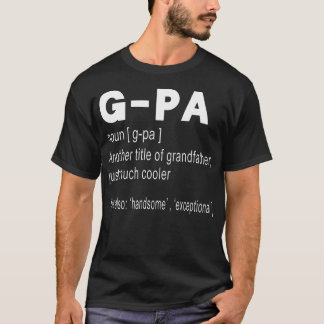 Camiseta G-Pa Definición Graciosa Regalo Para El Abuelo