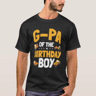 Camiseta G Pa del cumpleaños del trabajador de construcción