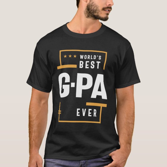 Camiseta G-Pa: Lo mejor del mundo - Día del Padre (Anverso)