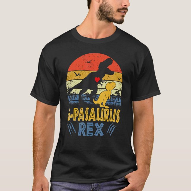 Camiseta G Pasaurus Rex Dinosaur G Pa Saurus Family Matchin (Anverso)