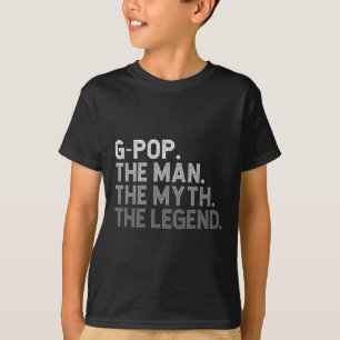 Camiseta G-pop El Hombre El Mito La Leyenda Día del Padre