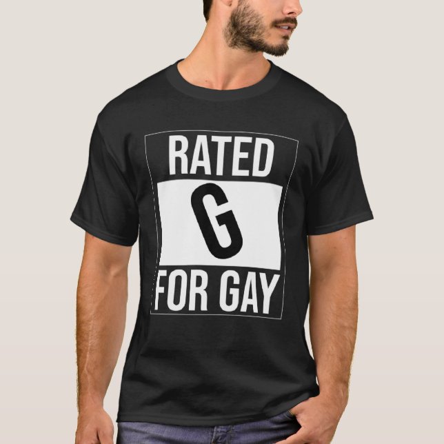 Camiseta G por gay (Anverso)