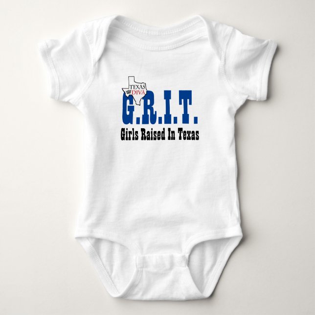 Camiseta G.R.I.T. - Chicas Criados En Texas (Anverso)