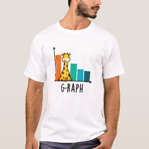 Camiseta G-raph Funny Giraffe Graph Pun