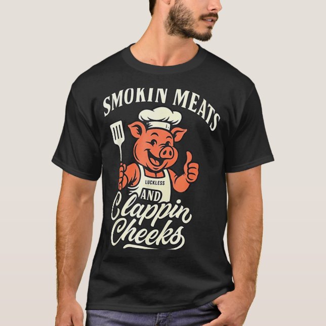 Camiseta G Smokin Meats Clapn Cheeks  (Anverso)
