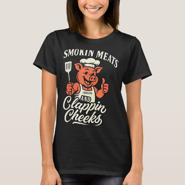 Camiseta G Smokin Meats Clapn Cheeks  (Anverso)