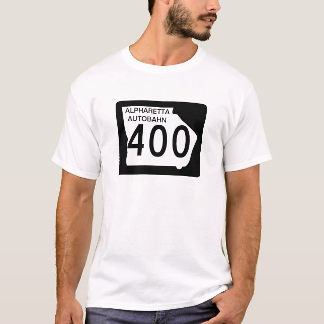 Camiseta GA 400 Alpharetta Autobahn (Anverso)