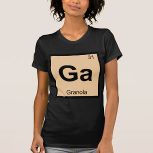 Camiseta Ga - Símbolo de la tabla periódica de Química de G