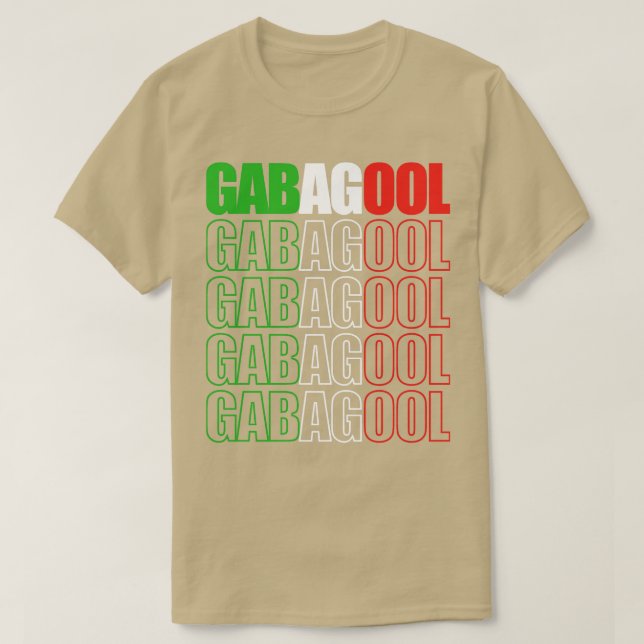 Camiseta Gabagool (Diseño del anverso)