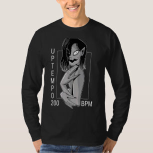 Camiseta Gabber Chica Uptempo 200 Bpm Hardcore Techno Gabbe