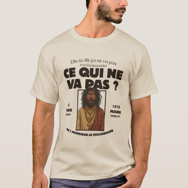 Camiseta Gabón : Ella te dice que no va bien (Anverso)