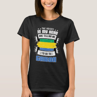 Camiseta Gabón en mi cabeza