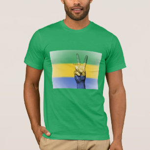 Camiseta Gabón, señal de paz,