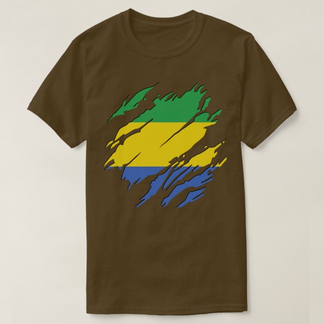 Camiseta Gabón siempre (Diseño del anverso)