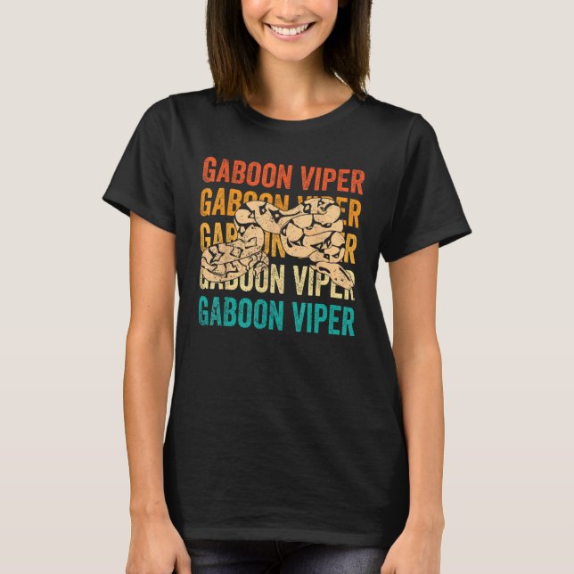 Camiseta Gaboon Viper Retro (Anverso)