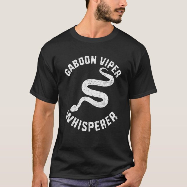 Camiseta Gaboon Viper Whisperer Snake Owner (Anverso)
