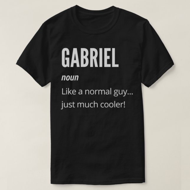 Camiseta Gabriel Gift, nuevo como normal (Diseño del anverso)