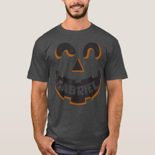 Camiseta Gabriel Jack O Lantern Calabaza niños Personalizad