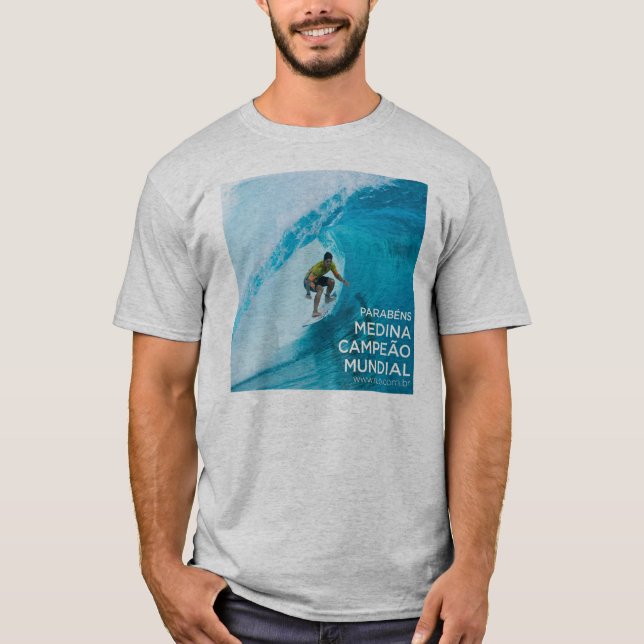 Camiseta Gabriel Medina - Campeão Mundial (Anverso)