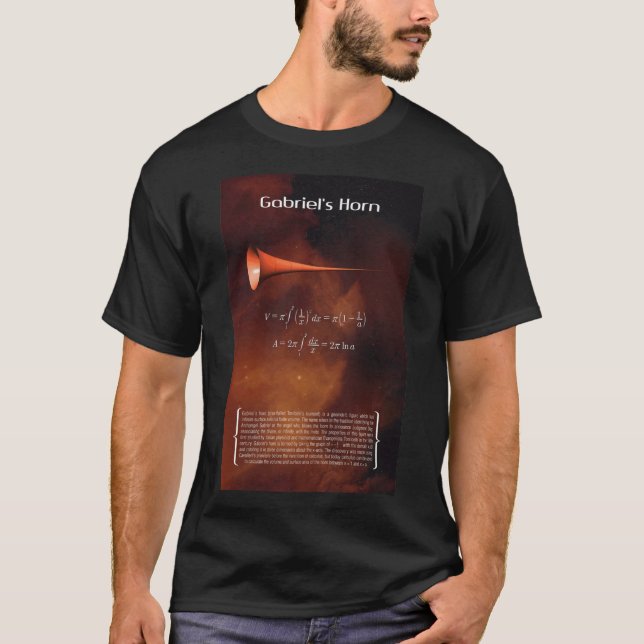 Camiseta Gabriel X27;S Cuerno De Arte Imprimir (Anverso)