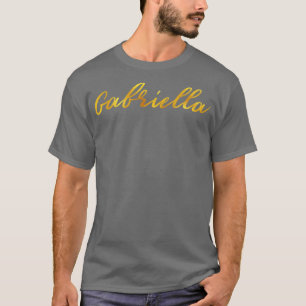 Camiseta Gabriella nombra la letra de mano en falsas cartas