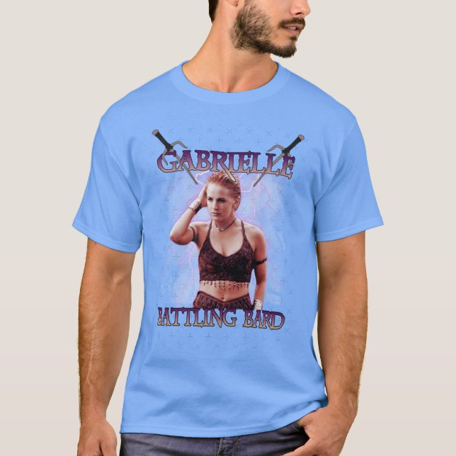 Camiseta Gabrielle Battling Bard Lightning boy (Anverso)