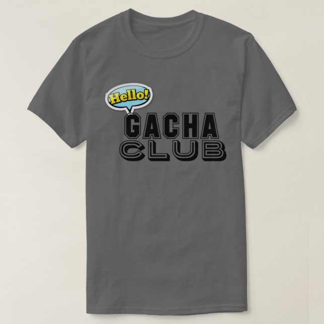 Camiseta Gacha Club  (Diseño del anverso)