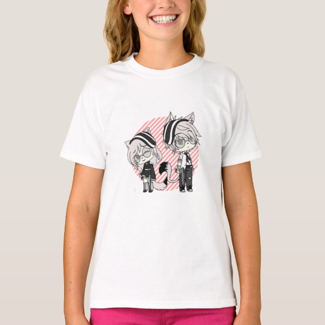 Camiseta gacha,gacha life,gacha club,juego,anime, (Anverso)