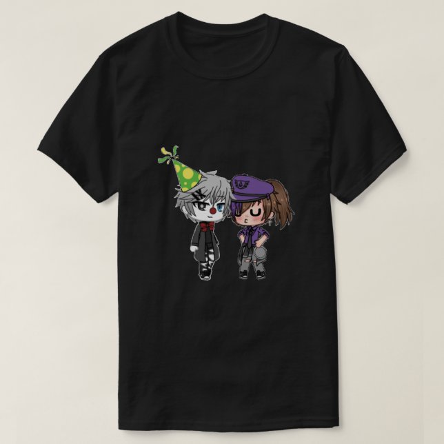 Camiseta Gacha Life Afton Family - Graciosa Gacha Life Adol (Diseño del anverso)