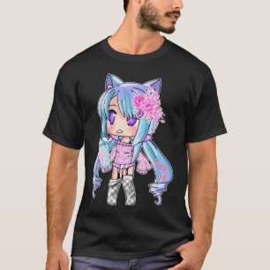 Camiseta Gacha Life Y Gatcha Club Chibi Anime Kawaii Kids