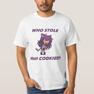 Camiseta Gacha ¿Quién Me Robó Las Galletas?