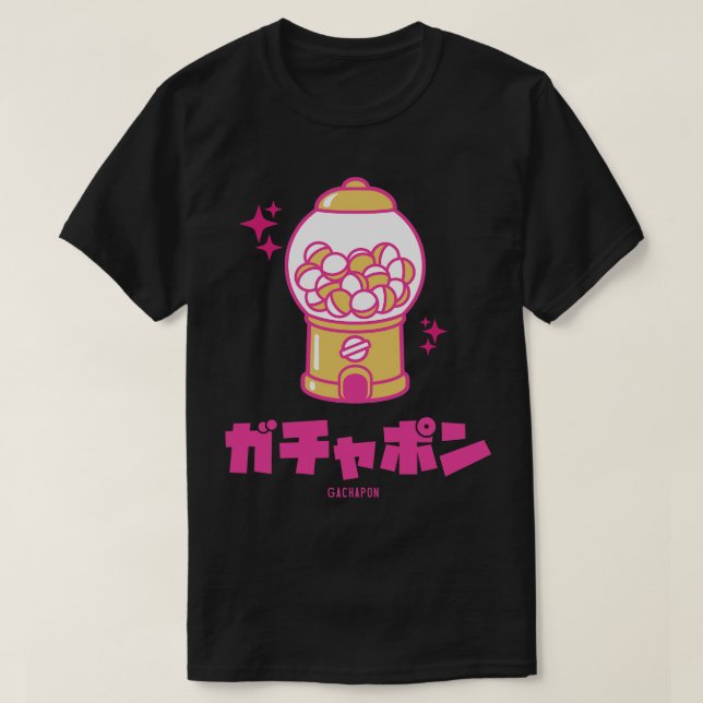 Camiseta Gachapon Capsule Toy Machine (Diseño del anverso)
