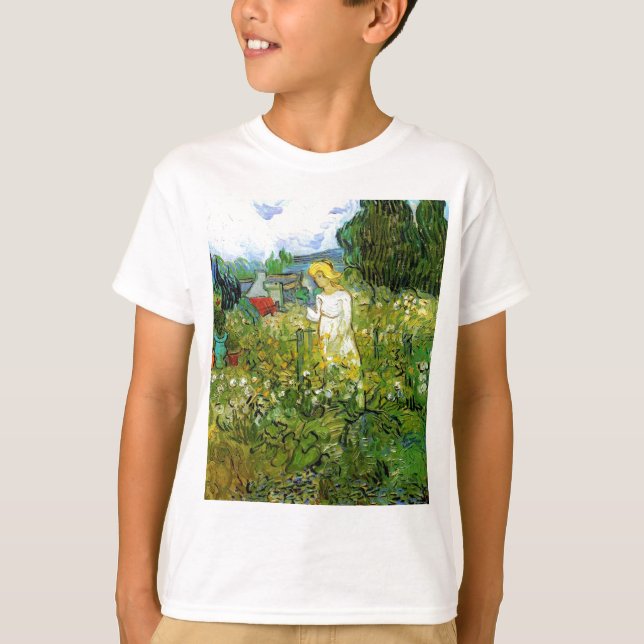 Camiseta Gacheta de Marquerite en el Jardín, Vincent van Go (Anverso)
