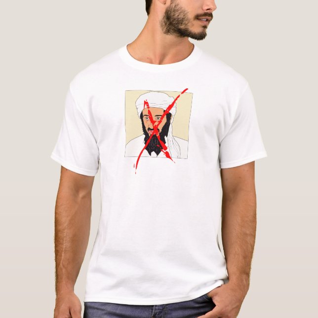 Camiseta ¡Gadafi… usted es siguiente!! Osama bin Laden es (Anverso)