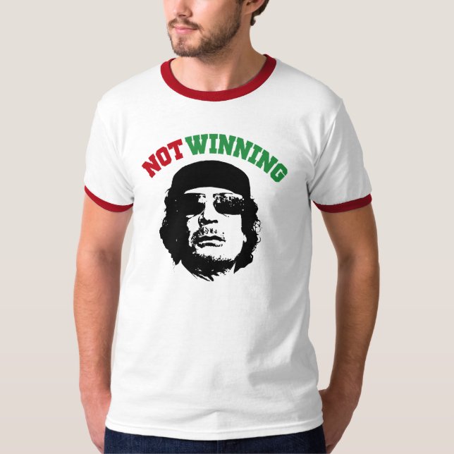 Camiseta Gaddafi que no gana (Anverso)