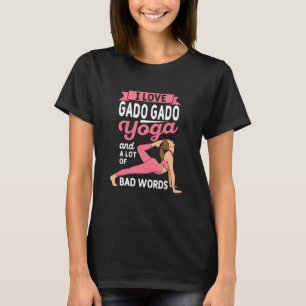Camiseta Gado Gado Yoga y montón de palabrotas Pilates Yog