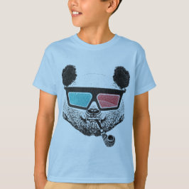 Camiseta Gafas 3D de panda de época