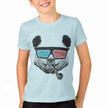 Gafas 3D de panda de época