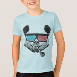 Camiseta Gafas 3D de panda de época